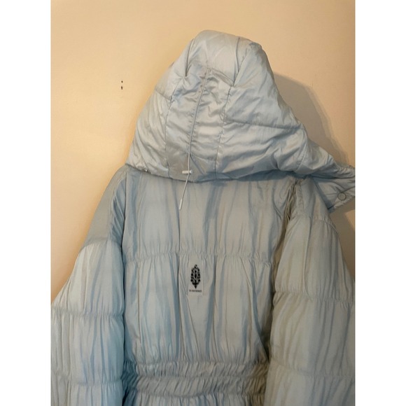 Free People Movement Like A Dream Long Reversible Puffer Coat Smoked Sage XL - Picture 4 of 16